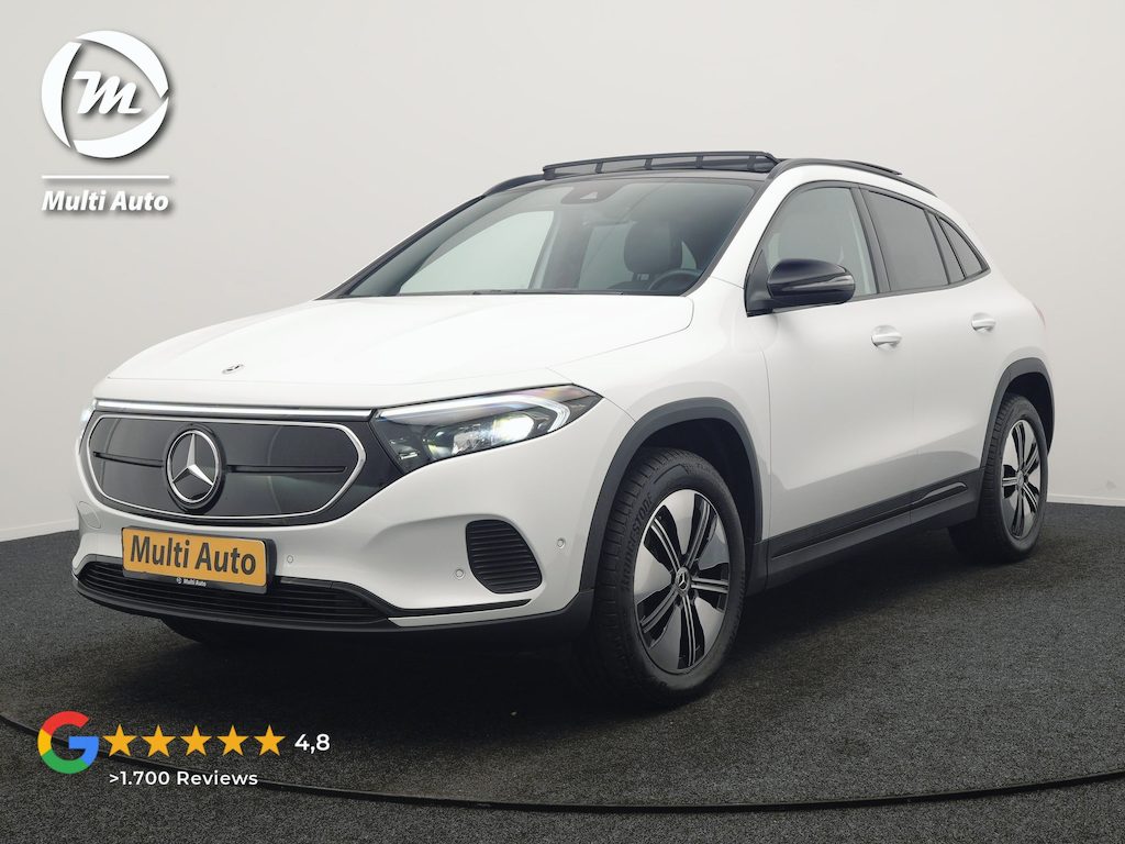Mercedes-Benz EQA 250+ Business Line 74 kWh 191pk Dealer O.H | Panodak | Camera | Stoelen & Stuur Verwarmd | Sfeerverlichting | Cruise Control | Navigatie | DAB | Virtual | 18"L.M |