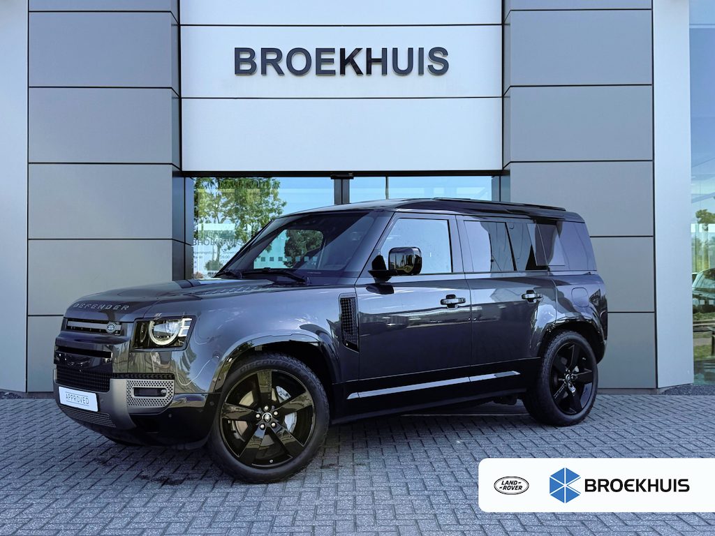 Land Rover Defender 110 P300e X-Dynamic HSE | 22 Inch | El. trekhaak | Pano | Meridian | Koelbox | Stoelkoeling | Windsor leder