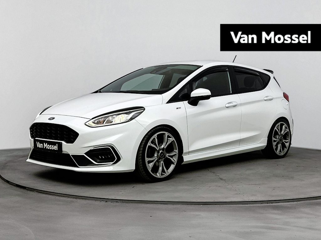 Ford Fiesta 1.0 EcoBoost 100Pk ST-Line | Navigatie | Apple & Android Carplay | Keyless Entry | Parkeersensoren Achter | Stoel-, Stuur- & Ruitverwarming | Climate Control | Privacy Glass | Cruise Control & Snelheidsbegrenzer |