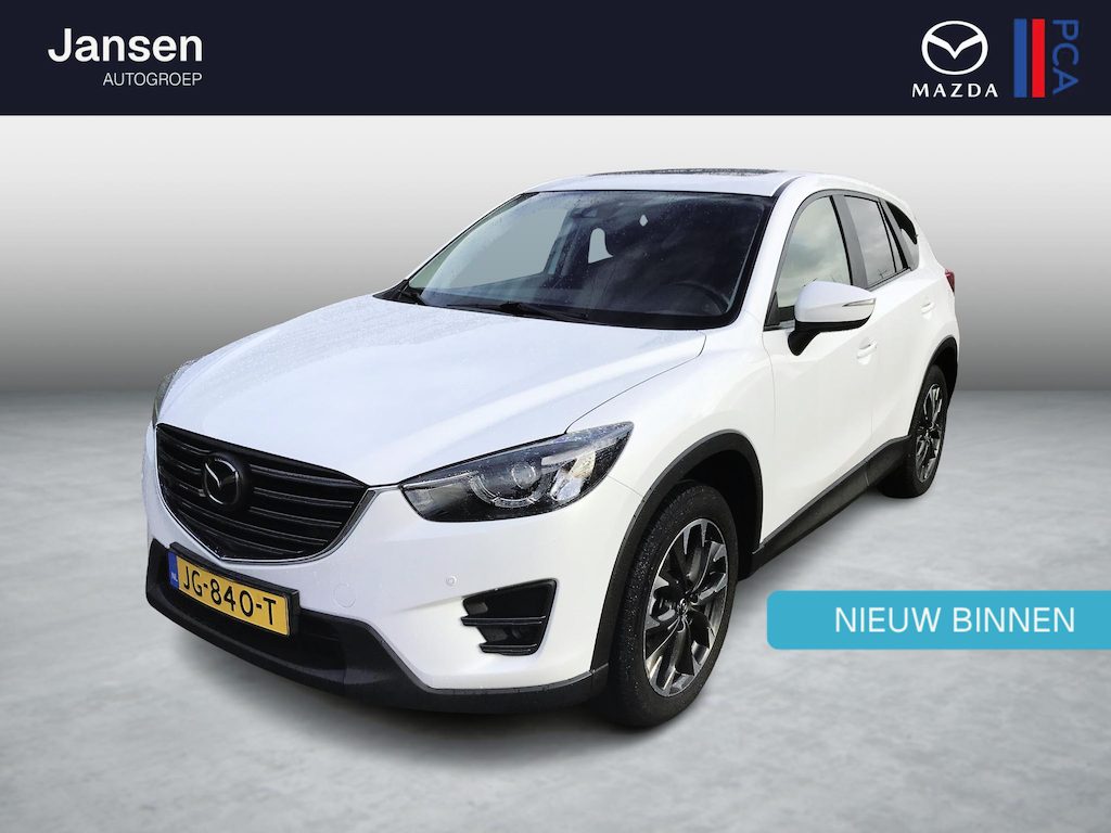 Mazda CX-5 2.5 SkyActiv-G 192 GT-M 4WD Automaat, Trekhaak, Leder, Bose, 19 Inch LMV, 4WD, Climate, Adap. Cruis, Navi, Stoelverwarming, LKA, BSM, SBS, SCBS