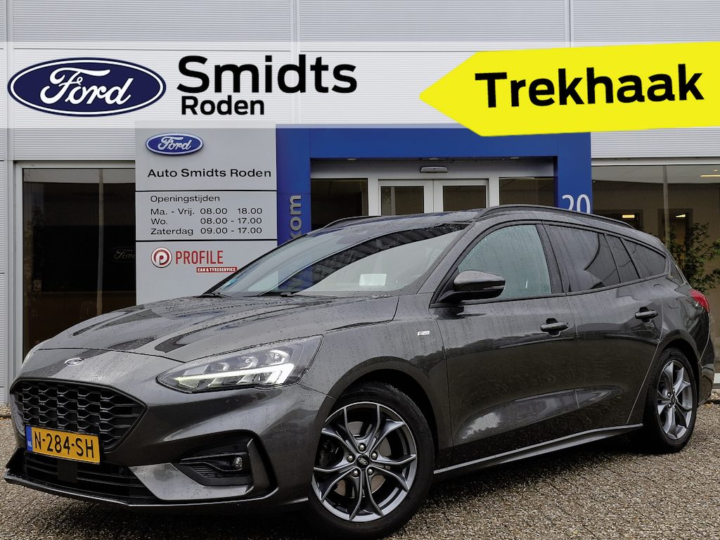 Ford Focus Wagon 1.0 EcoBoost Hybrid ST Line Business | Trekhaak | Winterpack | Camera | Head up | Dealer Onderhouden | Full Led |