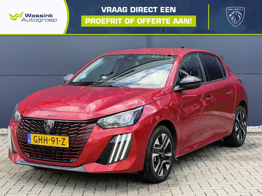 Peugeot 208 1.2 Hybrid 100 e-DCS6 Allure | Navigatie | Apple Carplay/Android Auto | Camera | Lage kmstand!