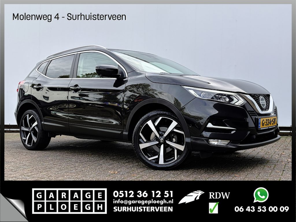 Nissan Qashqai 1.3 DIG-T Tekna Automaat 360° Pano Leer Stoelverw Orig.NL