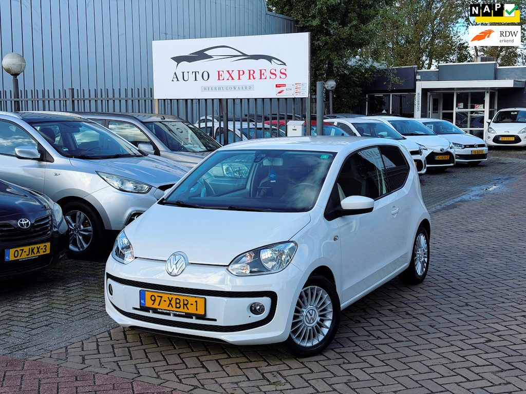 Volkswagen Up! 1.0 high up! BlueMotion/Airco/Navi/Ceuise/Nap/distributie vervangen/Nieuw Apk/3 Maanden Garantie
