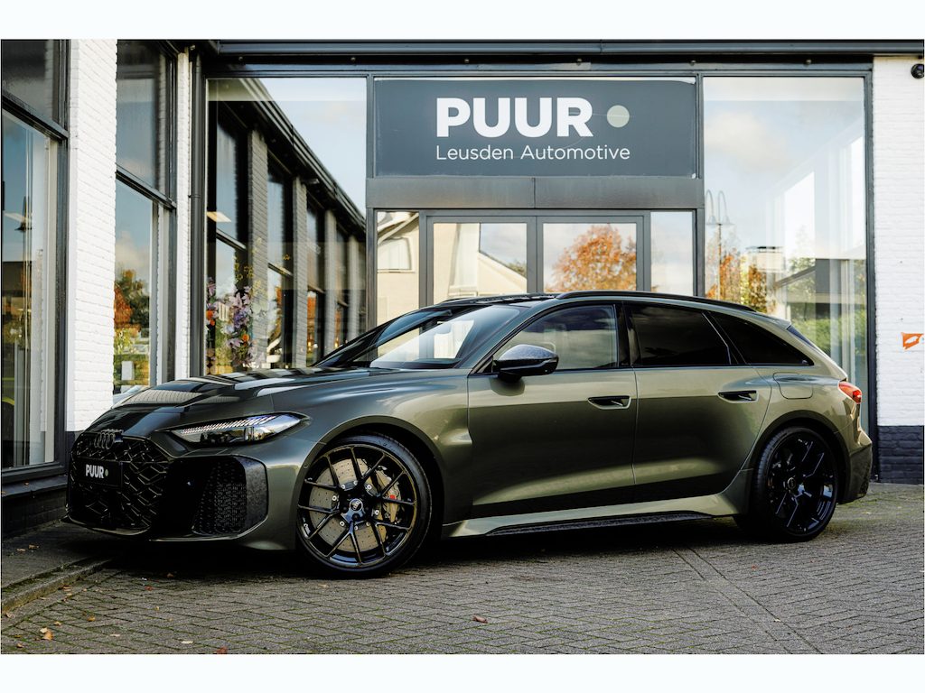 Audi RS5 2.9 TFSI Avant Quattro ''Bedford Green'' Pano - Keramisch - Carbon Pakket