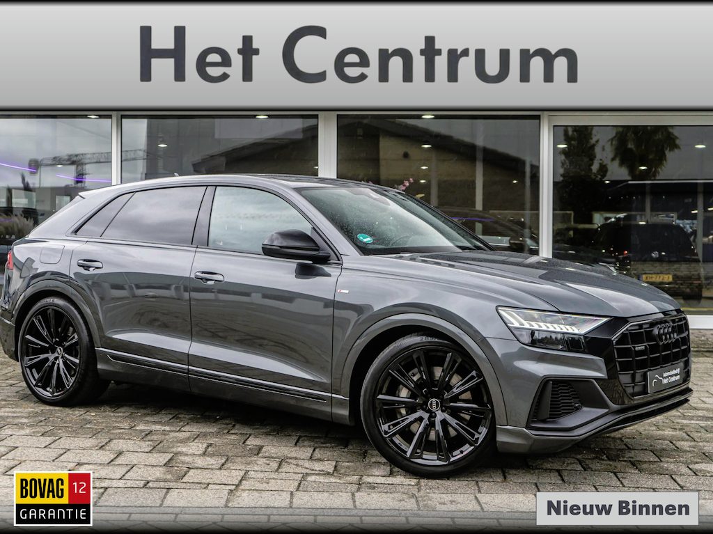 Audi Q8 55 TFSI e quattro Pro Line S 381pk - S-line - Black Optiek - 23"LM - Trekhaak