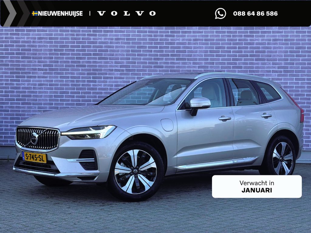 Volvo XC60 2.0 T6 Plug-in Hybrid AWD Plus Bright | Trekhaak | Panoramadak | Achteruitrijcamera | Keyless Entry | Elektrische Achterklep | Elektrisch Verstelbare Voorstoelen | Lederen Bekleding | Stoelverwarming voor en achter | Cruise Control Adaptief | Google Navigatie | Apple Carplay | Android Auto