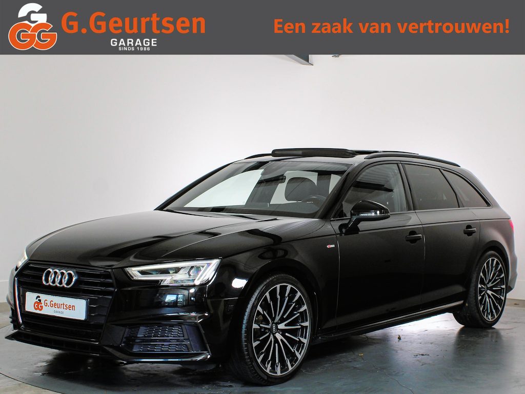 Audi A4 Avant 1.4 TFSI Sport S line black edition ACC, Stoel Verwarming, Trekhaak, Panorama Dak