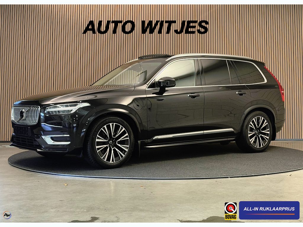 Volvo XC90 2.0 T8 Recharge 450PK Aut. AWD Ultimate Bright | Panodak | Luchtvering | B & W | Trekhaak | Full options | Incl. garantie.