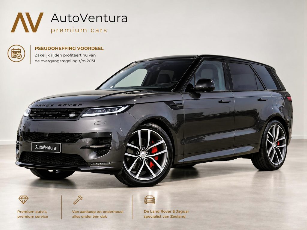 Land Rover Range Rover Sport 3.0 P440e Dynamic HSE l Schuif- /kantel Pano l Stoelventilatie l Black Pack l 22" Inch Velgen | Trekhaak