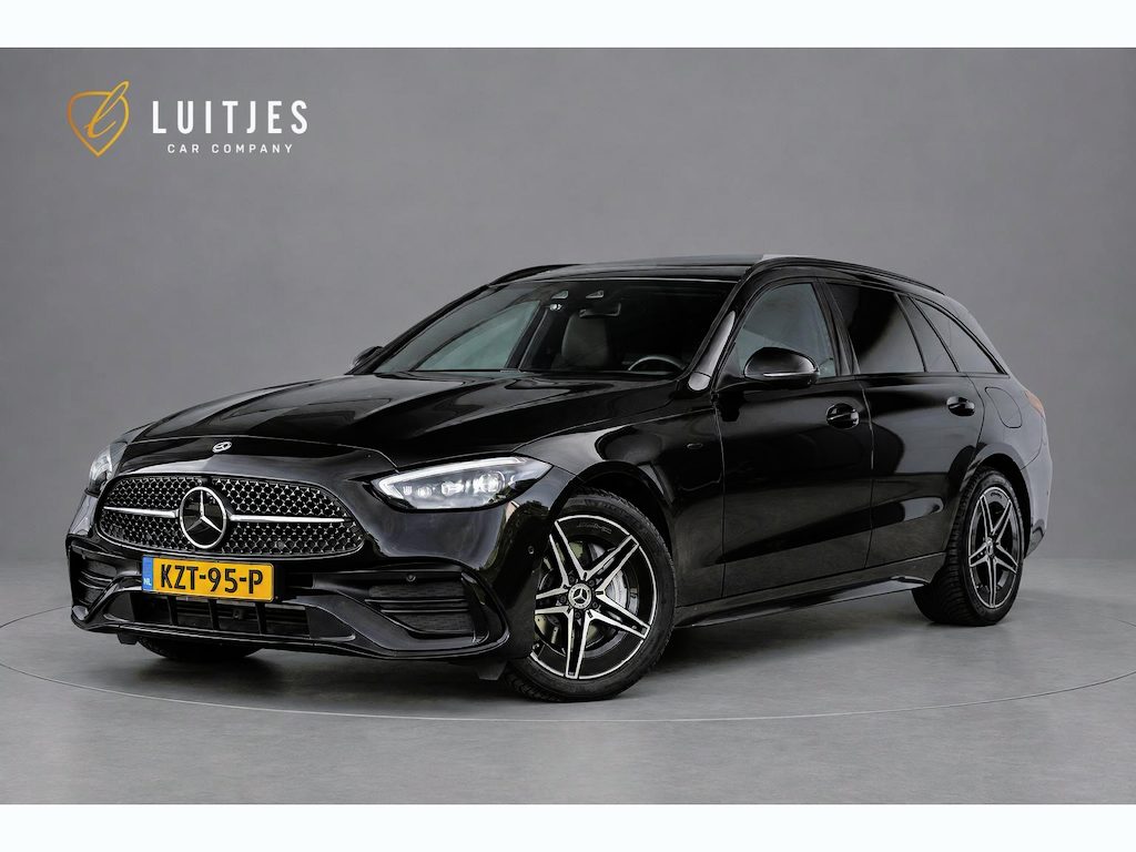 Mercedes-Benz C-klasse Estate 300e AMG-Line Plus Fabrieksgarantie|Pano-dak|360°|Elek-trekhaak|Memory