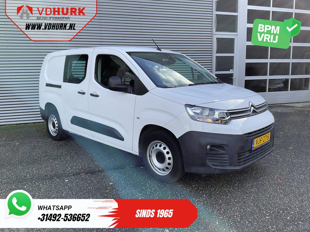 Citroën Berlingo 1.5 HDI 130 pk L2 Carplay/ Airco/ Cruise/ Trekhaak