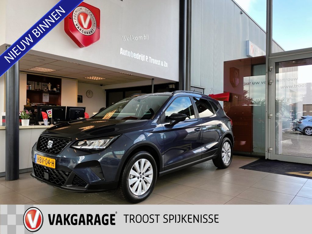 SEAT Arona 1.0 EcoTSI Style Automaat, Lage Kilometerstand,Apple Carplay Android/Auto,Virtual cockpit,Spraakbediening,Parkeersensoren,Lane assist,Airco,Cruisecontrol,Nieuwstaat