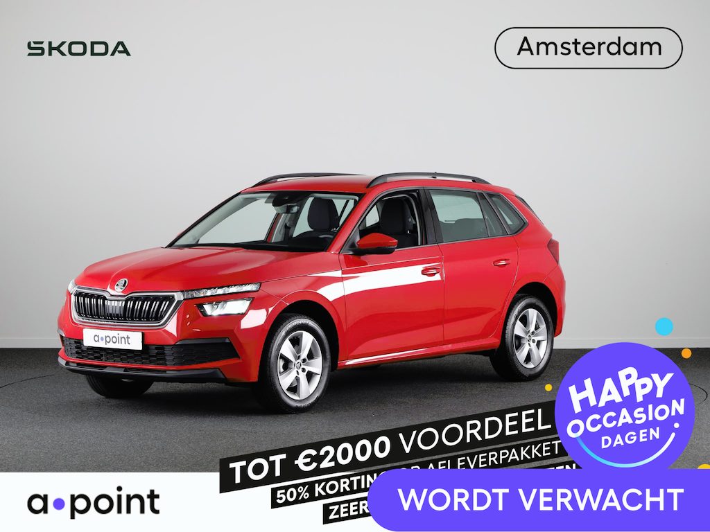 Skoda Kamiq 1.0 TSI Ambition 110 pk Automaat (DSG) | Verlengde garantie | Navigatie via App | Autom. airco | Parkeersensoren achter |