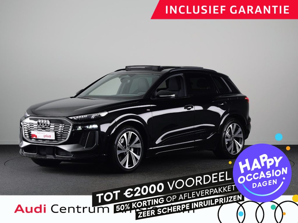 Audi Q6 e-tron S edition quattro 100 kWh 367 pk | Panoramadak | Warmtepomp | Navigatie  | Trekhaak (wegklapbaar) | Park assist | 360° camera | HUD | Passagiersscherm | Bang & Olufsen | S-Line | | Verlengde garantie
