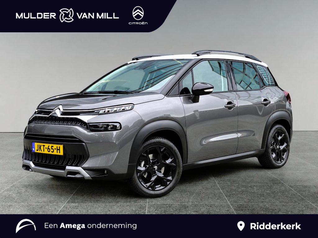 Citroën C3 Aircross Shine Pack 1.2 Turbo 110pk | LEDER | STOELVERW. | KEYLESS ENTRY | HEAD-UP DISPLAY | 17" LM-VELGEN | NAVI | CAMERA | ALL-SEASONBANDEN | MAX |