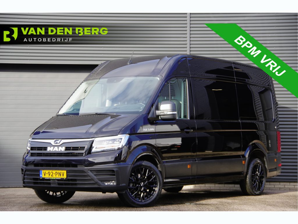 MAN TGE 3.180 35 2.0 L3H3(L2H2) 3-ZITS, 177PK AUT. LED, TREKHAAK, STOELVERWARMING, CAMERA, NAVI, CRUISE, LEDER STUUR, STUURVERWARMING, AIRCO, GEVEERDE STOEL