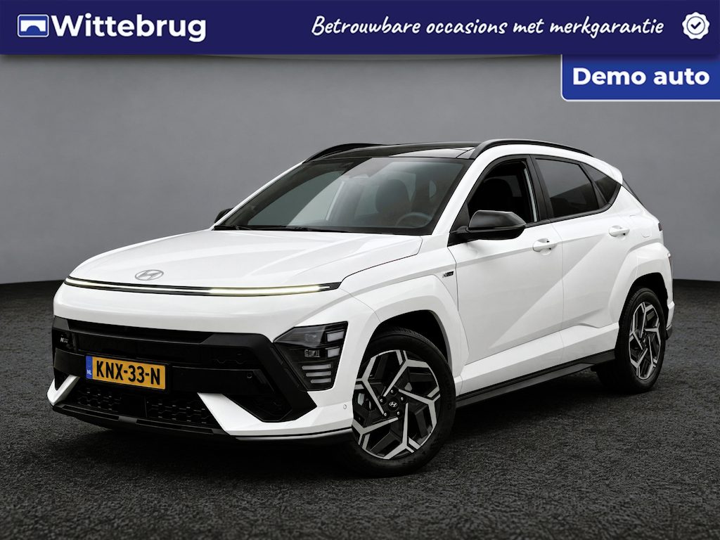 Hyundai Kona 1.6 GDI HEV N Line Sky OPEN DAK | SPORT UITVOERING | DEMO BESCHIKBAAR VANAF 25-12-2026