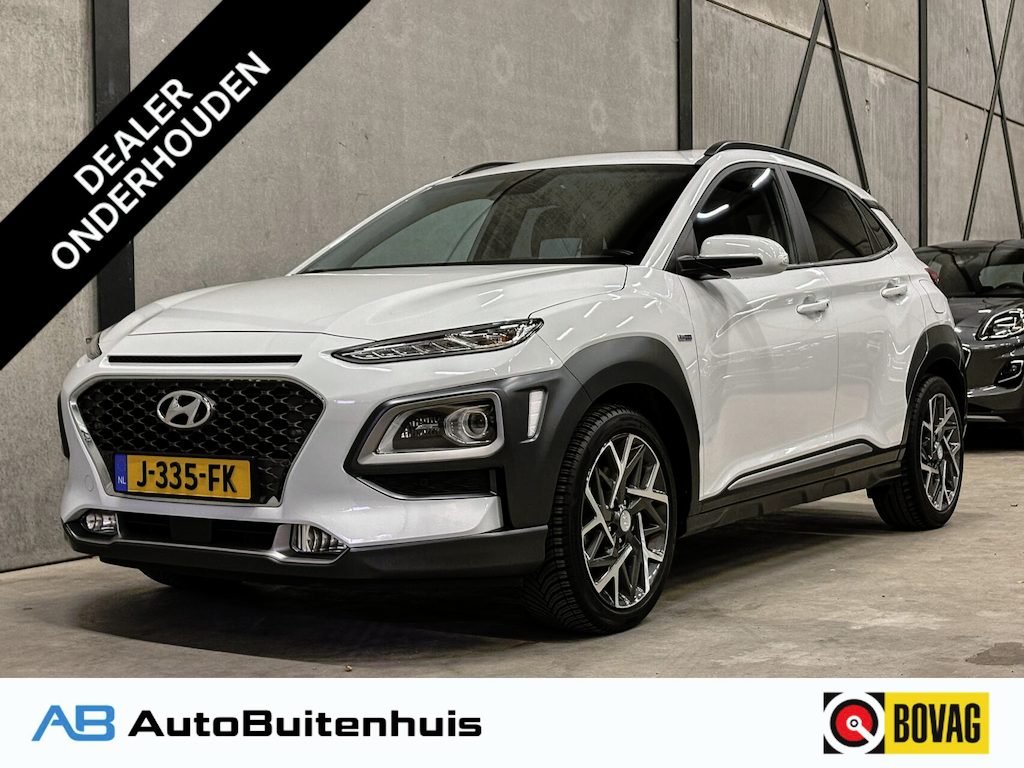 Hyundai Kona 1.6 GDI HEV Premium Sky|AUTOMAAT|PANORAMADAK|STOELEN - STUUR VERWARMD|TREKHAAK