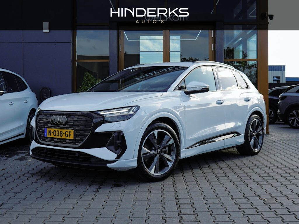 Audi Q4 e-tron 40 S Competition 77 kWh | 92,01% SOH | Martix | Camera | Adap. Cruise | Stoelverwarming