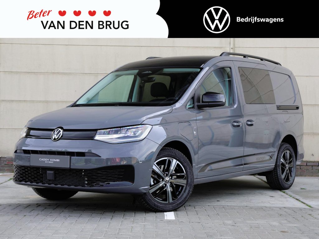 Volkswagen Caddy Maxi Cargo Limited Edition 1.5 eHybrid 150PK DSG | Dubbele cabine | 5 persoons | Ergo Comfort stoelen | Navigatie | LED | Cruise | Lm velgen | All season |