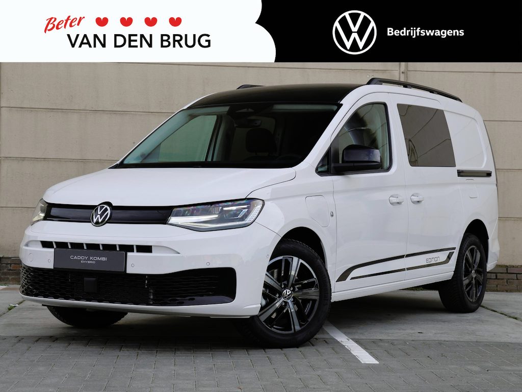 Volkswagen Caddy Maxi Cargo Limited Edition 1.5 eHybrid 150PK DSG | Dubbele cabine | 5 persoons | Ergo Comfort stoelen | Navigatie | LED | Cruise | Lm velgen | All season | Alarm |