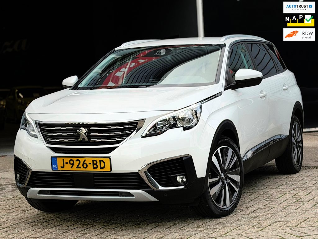 Peugeot 5008 1.2 PureTech Blue Lease Premium Avantage 7-PERSOONS KEYLESS/LEDER/STOELVERW./CARPLAY | KEURIGE AUTO !