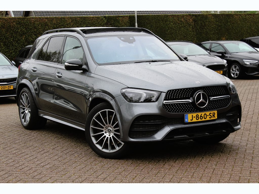 Mercedes-Benz GLE 350 de 4MATIC Premium Plus AMG / SoH 95,3% / Trekhaak / Panoramadak / 360Camera / Head-up / 21'' / Luchtvering / Keyless / Apple CarPlay / Matrix LED / Stoelventilatie / Stuurverwarming / 4zone airco / Stoelverwarming 4x