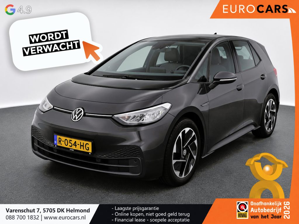 Volkswagen ID.3 Pro 58 kWh SOH 92% Navigatie Apple CarPlay Android Auto Parkeerhulp Adaptive Cruise Control Stoel- en stuurverwarming Full Led Climate Control Lichtmetalen velgen