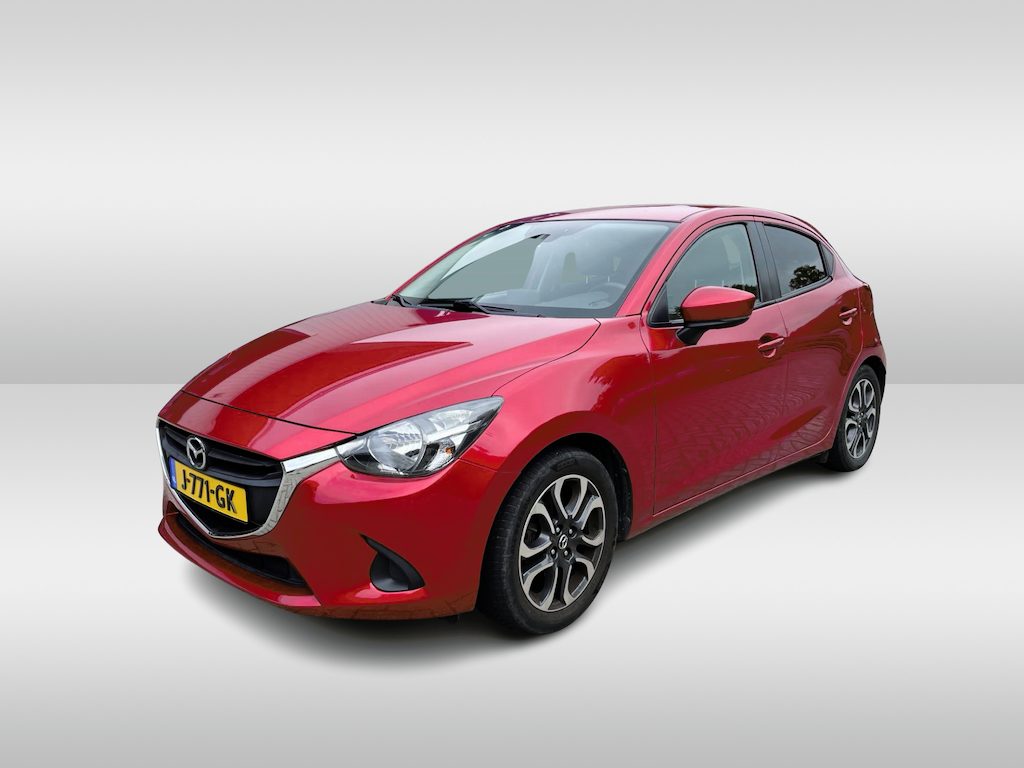Mazda 2 1.5 Skyactiv-G Skylease+ / Navigatie / Parkeerhulp achter / 16'' / Stoelverwarming / Dodehoek / DAB / Cruise Control / Getint glas