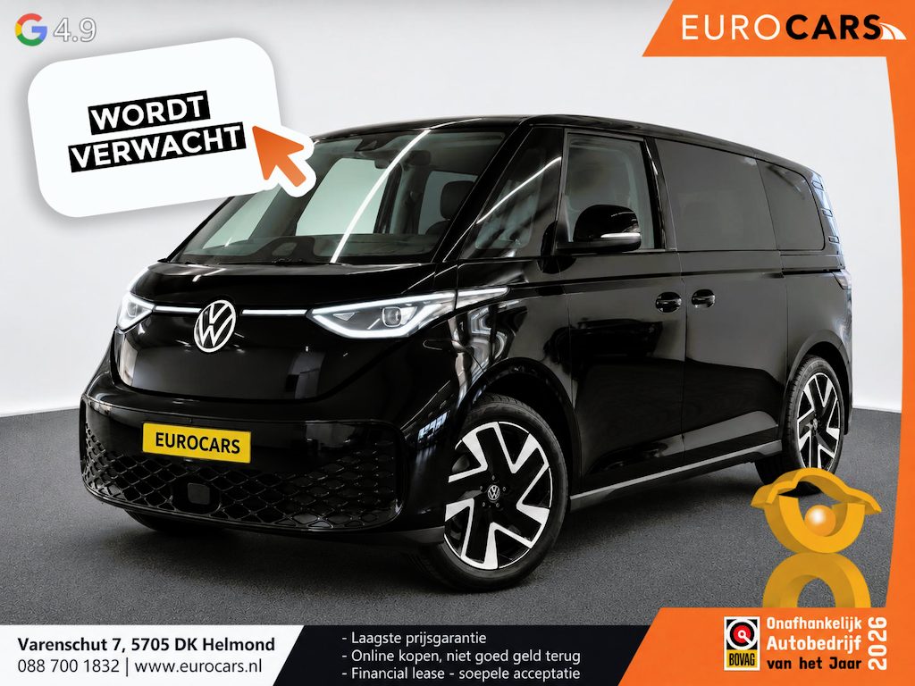 Volkswagen ID. Buzz Pro 77kWh 204 pk 5-persoons Navigatie Apple CarPlay Android Auto Parkeerhulp Cruise Control Full Led Sfeerverlichting Climate Control Lichtmetalen velgen