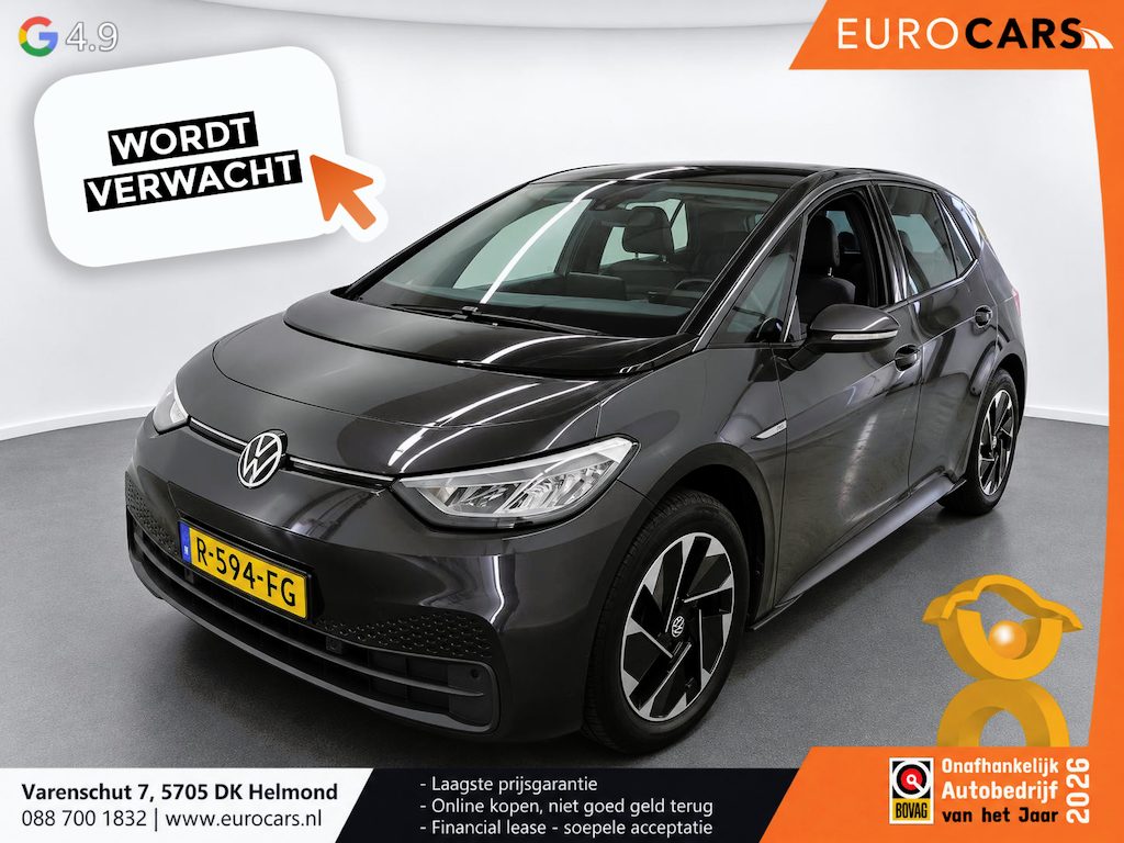 Volkswagen ID.3 Pro 58 kWh SOH 91% Navigatie Apple CarPlay Android Auto Parkeerhulp Adaptive Cruise Control Stoel- en stuurverwarming Full Led Climate Control Lichtmetalen velgen