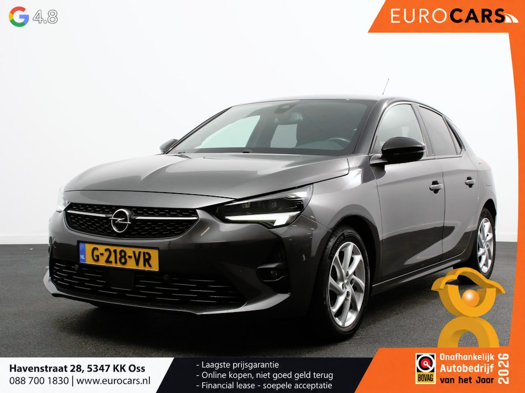 Opel Corsa 1.2 130pk Automaat GS Line Premium Nieuw model! Navigatie Apple Carplay/ Android Auto Camera Keyless Parkeer sensoren Climate control Cruise Control Lichtmetalen Velgen Trekhaak met afneembare kogel
