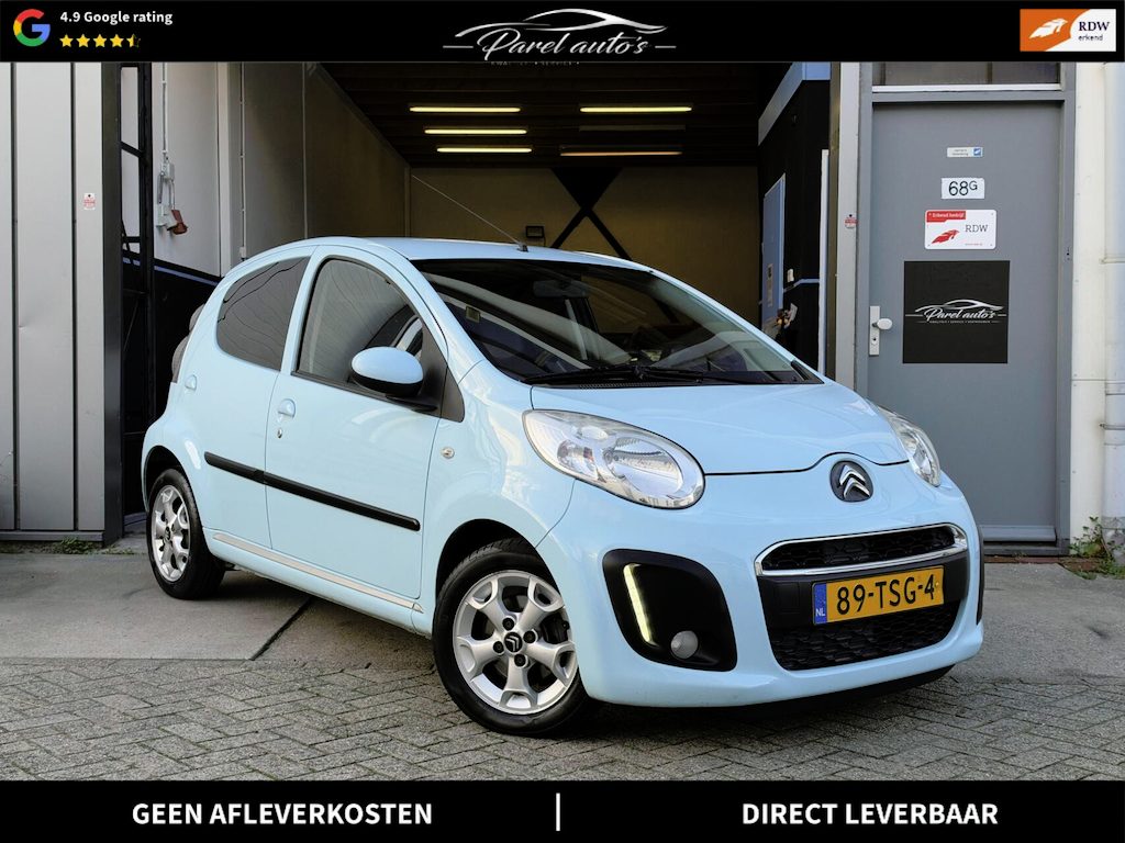 Citroën C1 1.0 Exclusive |NAP|APK|Carplay|5 DR|Airco|Blauw|
