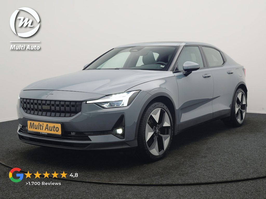 Polestar 2 Long Range Single Motor 78 kWh 231pk | Trekhaak Af Fabriek | Panodak | Adaptive Cruise | 360 Camera | Harman / Kardon | Lederen Sportstoelen Memory & Ventilatie | Stoelen & Stuur Verwarmd | 20"L.M | Keyless | BLIS | Apple Carplay |