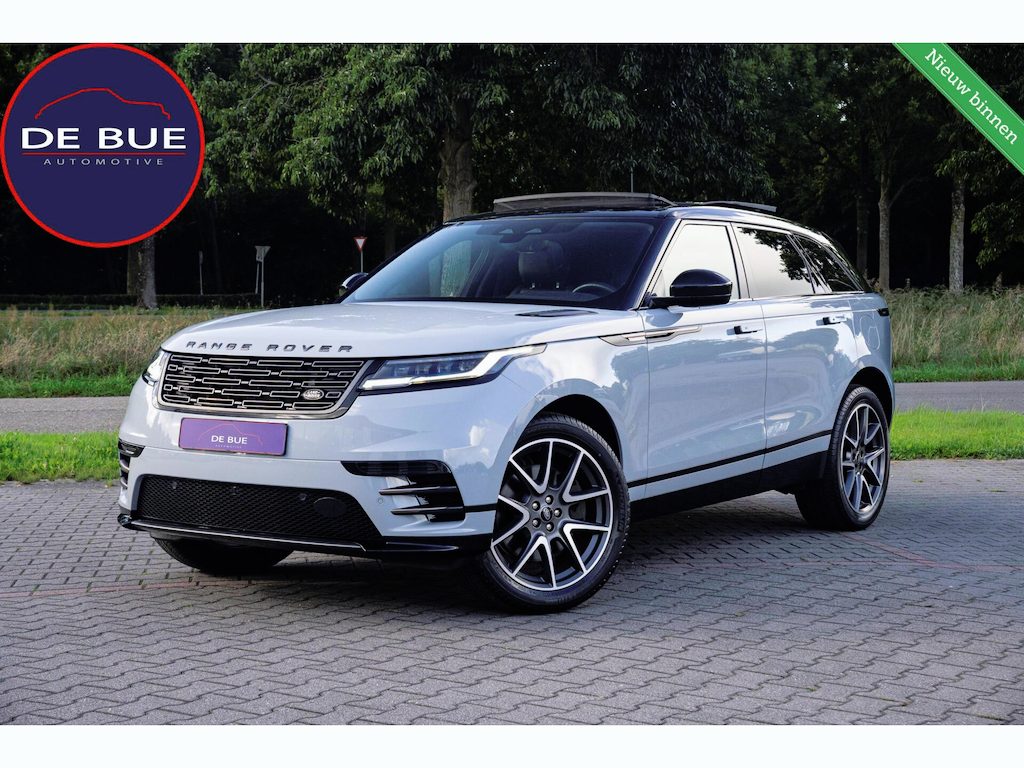 Land Rover Range Rover Velar P400e Hybride AWD R-Dynamic HSE|1 Eig|Org NL NAP|FaceLift|Panoramadak|Meridian|CarPlay|Leder Bi-Color|Arroios Grey|Dealer Onderhouden