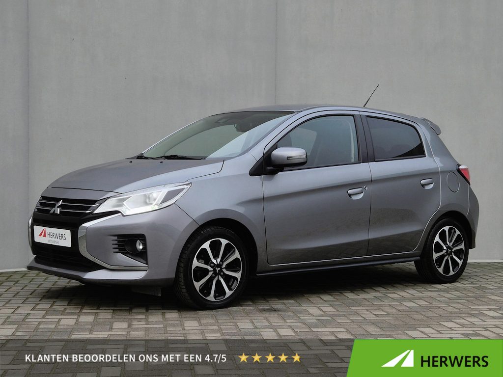 Mitsubishi Space Star 1.2 Instyle Automaat / Navigatie via Apple Carplay of Android Auto / Airco / Stoelverwarming / Achteruitrijcamera / Cruise control / Keyless Entry/Start /