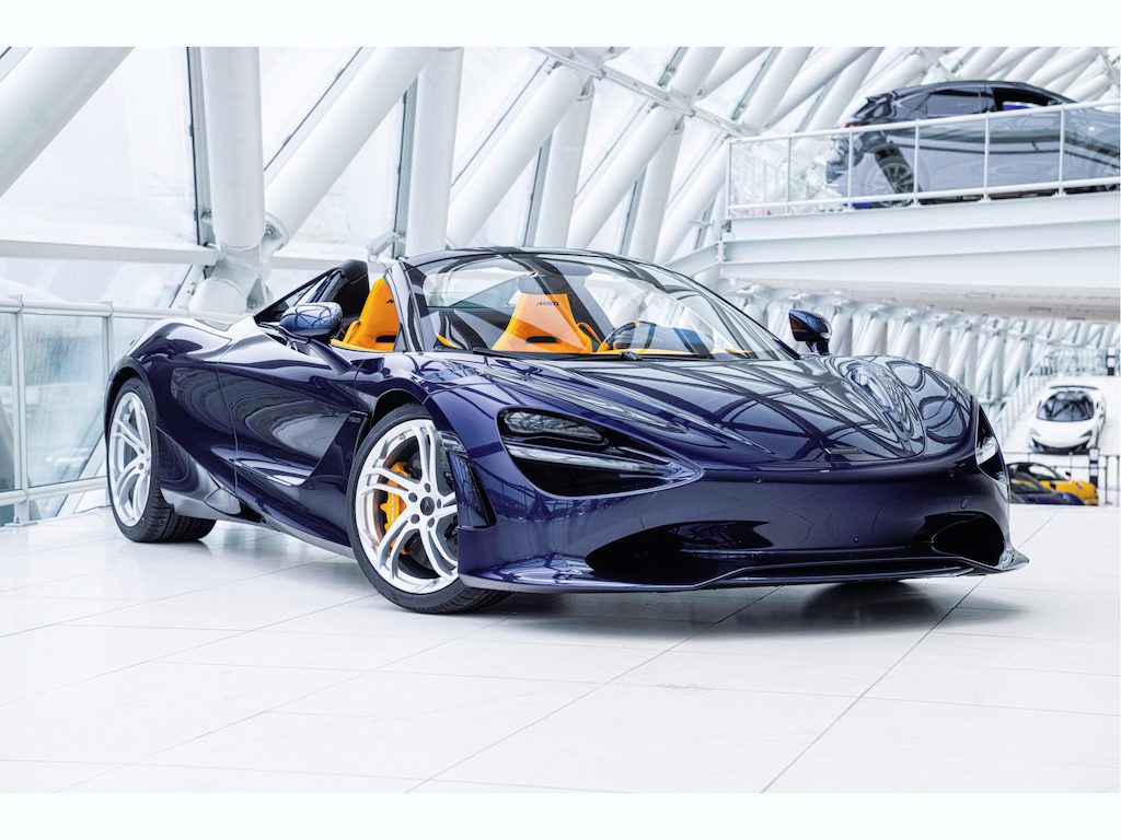 McLaren 750S Spider 4.0 V8 | Carbon Pack | Atlantic Blue | Electrochromic Roof
