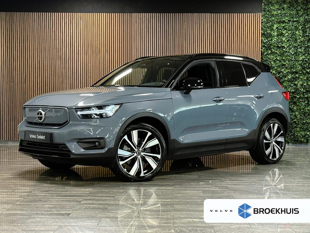 Volvo XC40 Recharge Pro | Trekhaak | Schuifdak | 360° Camera | Harman Kardon | Adaptieve Cruise Control | Bestuurdersstoel elektrisch geheugen | Stoel en Stuurwielverwarming | 20 Inch | Passagiersstoel elektrisch | Zitting verlenging voorstoelen | Pilot Assist | BLIS Dode Hoek Detectie | Warmtepomp | Google Infotainment | Keyless Drive | Parkeersensoren voor+achter | Elektrisch bedienbare achterklep | Automatisch dimmende binnen en buitenspiegels | Regensensor | Climate Controle L+R | Draadloos telefoon opladen | DAB Radio | Alarm Klasse III | Apple Carplay/Android Auto | Volvo On Call met mobiele App functie | Thunder Grey Metallic |