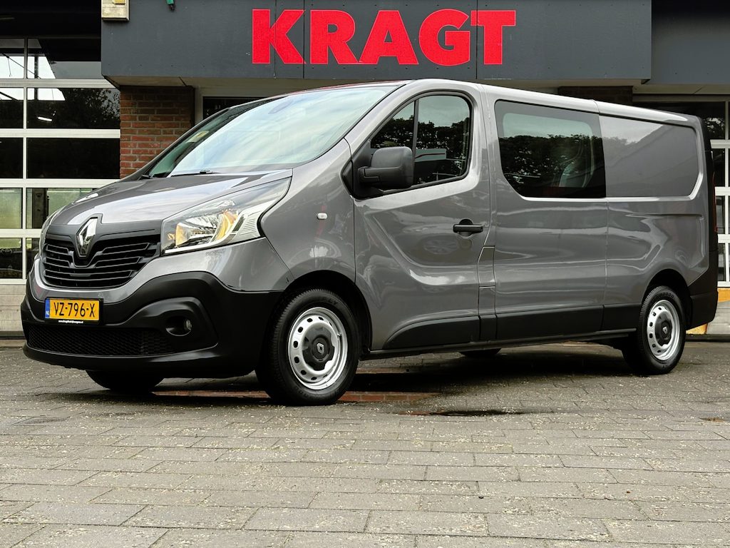 Renault Trafic 1.6 dCi T29 L2H1 Dubbele cabine Comfort, EUORO6, Clima, camera, Cruise, ZES zitplaatsen, PDC, NAP, metallic lak,