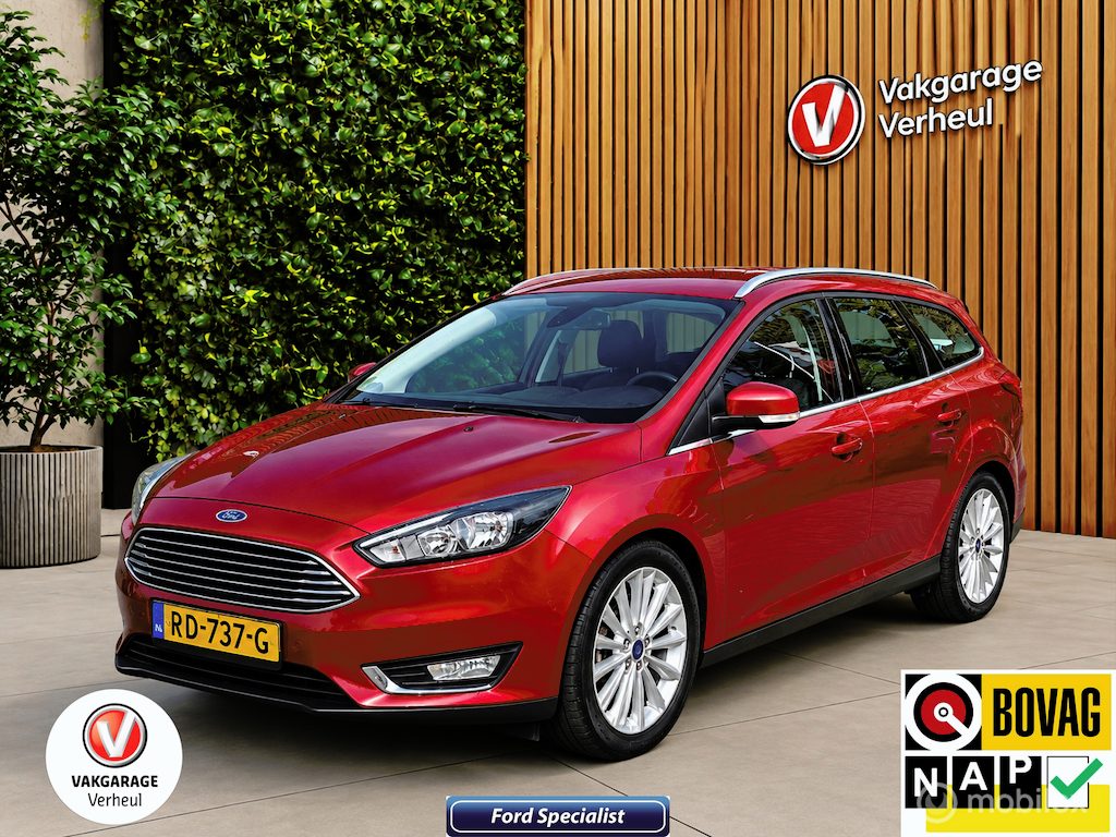 Ford Focus Wagon 1.0 Titanium 125Pk ✅Navi ✅Boekjes✅Nap