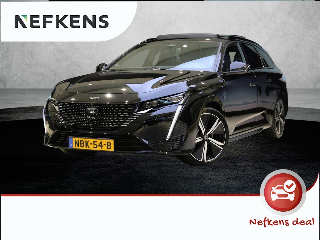 Peugeot 308 SW GT Hybrid 136 pk Automaat | Panoramisch schuifdak | 360 Camera | Focal Premium