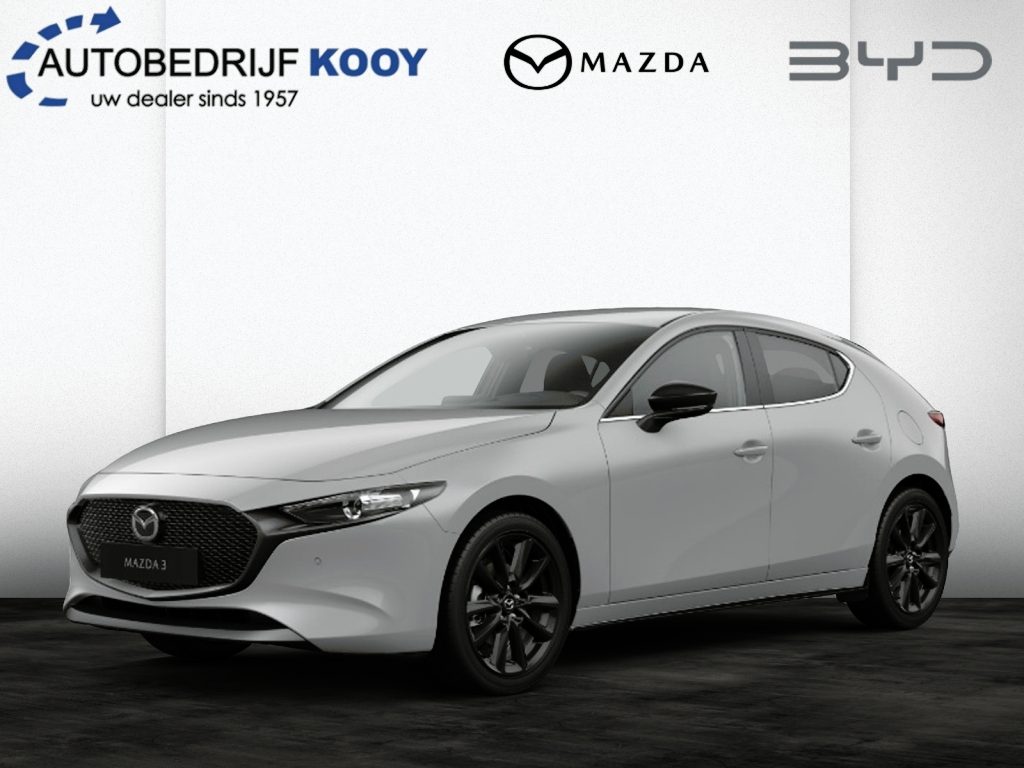 Mazda 3 2.5 e-SkyActiv-G Homura / Modeljaar 2027 / Aero Grey / Inruilvoordeel!