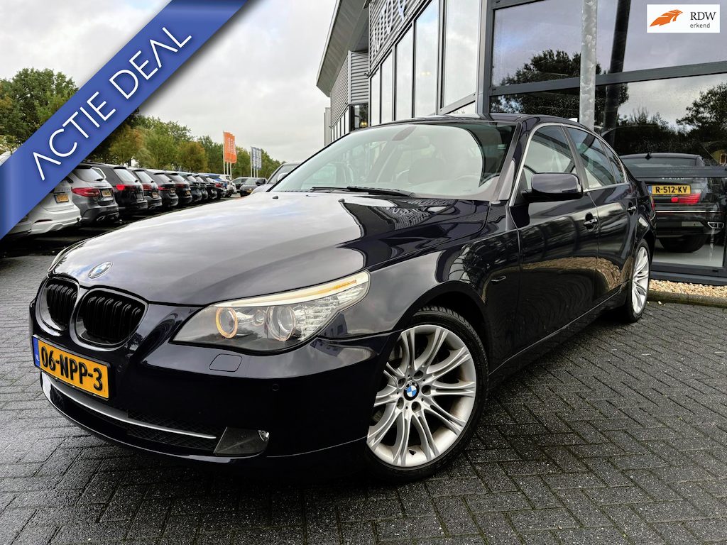 BMW 5-Serie 523i | Automaat | Navi | Cruise | Leder | PDC | LMV | LCI | Nette auto |