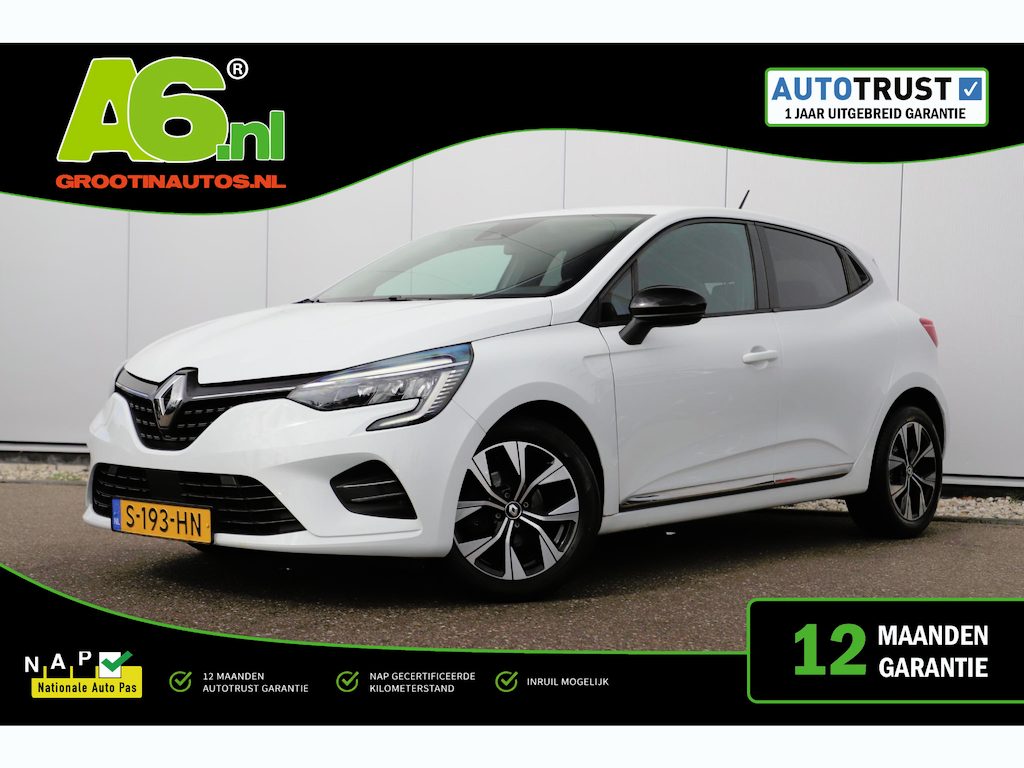 Renault Clio 1.0 TCe 90 Evolution 16 inch LMV Donkere Ramen Navigatie Carplay Rijstrooksensor Parkeersensor