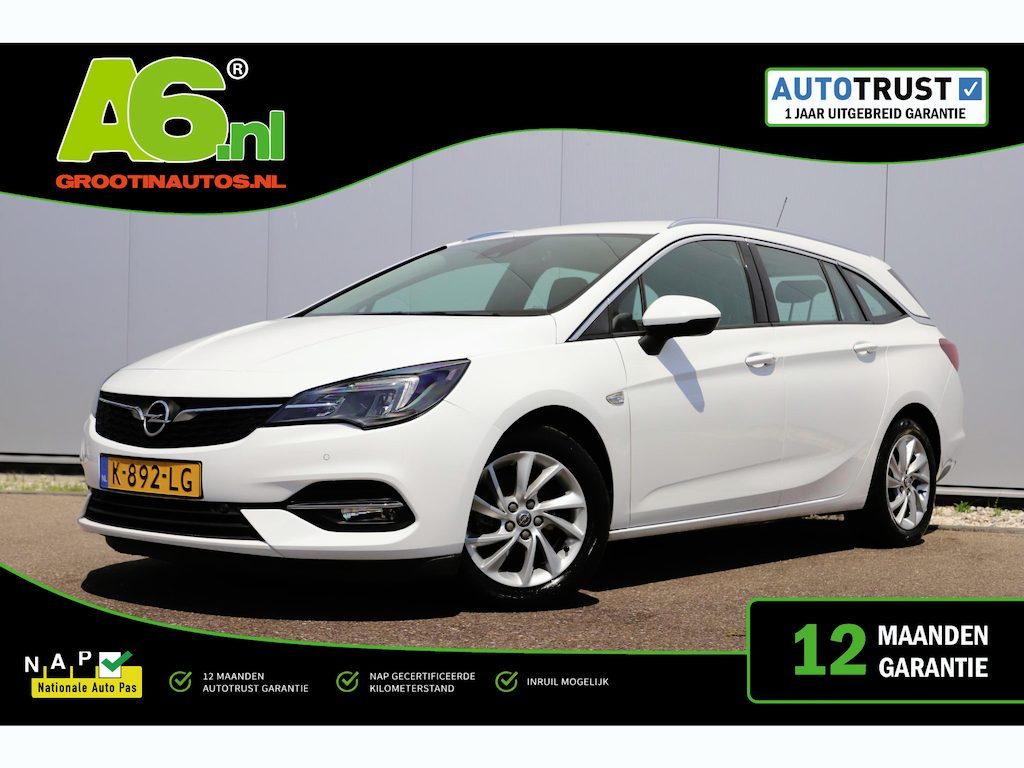 Opel Astra Sports Tourer 1.2 Business Elegance 110PK Sportstoelen Navigatie Achteruitrijcamera Clima Cruise Carplay Android PDC