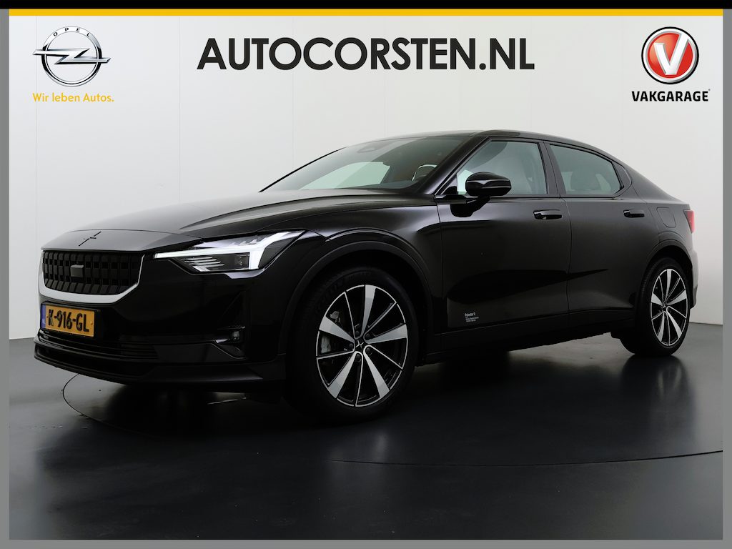 Polestar 2 Long Range Dual Motor Launch Ed. 408PK Adap.Cruise Trekhaak Panoramadak Leder-Verwarmd+Geventileerd Harman/Kardon® 360°Camera Achterbank+Stuurverwarming Elek.Achterklep Google®-Maps Camera Blis SOH 90% AWD Elek.Stoelen+Memory Isofix Pdc Lmv 19" Keyless Apple Carplay/Android Auto Dodehoekdetectie 1.500KG Trekgewicht 1e Eigenaar Origineel Nederlandse Auto