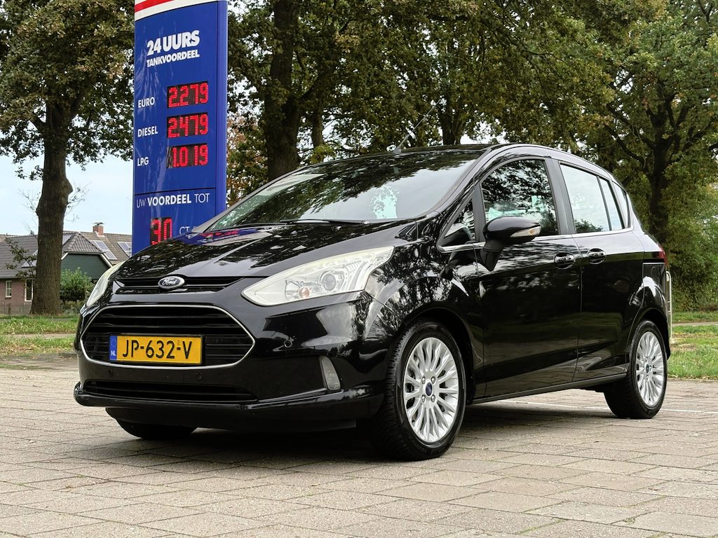 Ford B-Max Titanium 1.6 TDCI 95 pk - SONY Navi- APK 08-2027 - climate - cruise -