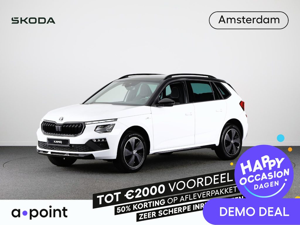 Skoda Kamiq Monte Carlo 1.0 TSI 115 pk | Panoramadak | Stoelverwarming | Elektrische achterklep | Parkeercamera | Verlengde garantie