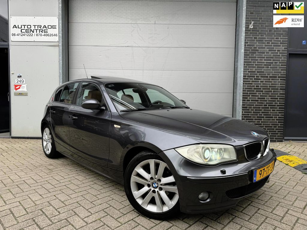 BMW 1-Serie 120i Graphite [Open dak | Stoel VW | Xenon | Cruise | PDC | Leder]